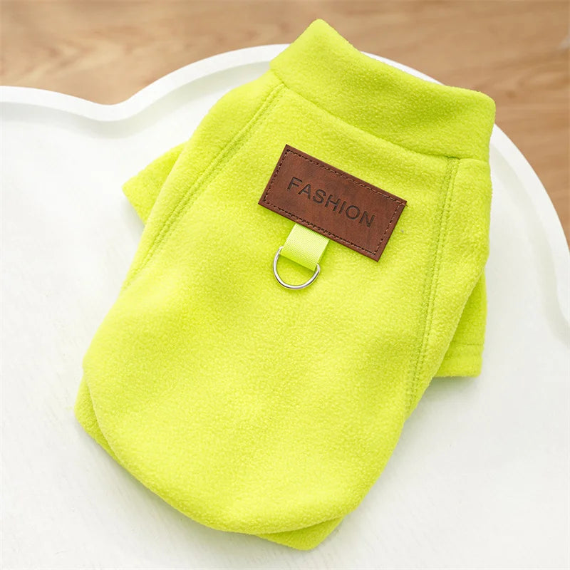 Warm Dog Hoodie Fleece Coat