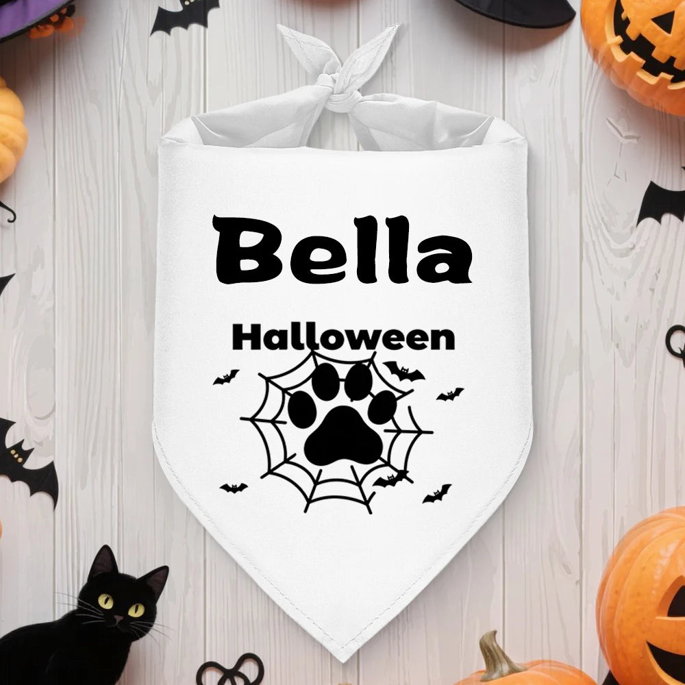 Custom Halloween Dog Bandanas