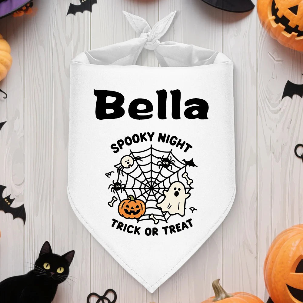 Custom Halloween Dog Bandanas