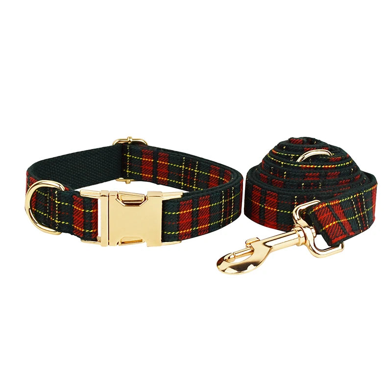 Luxury Collar Leash Dog Harness Set