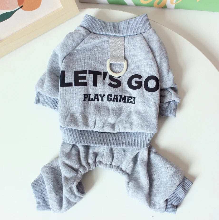 Let’s Go Dog Winter Jumpsuit