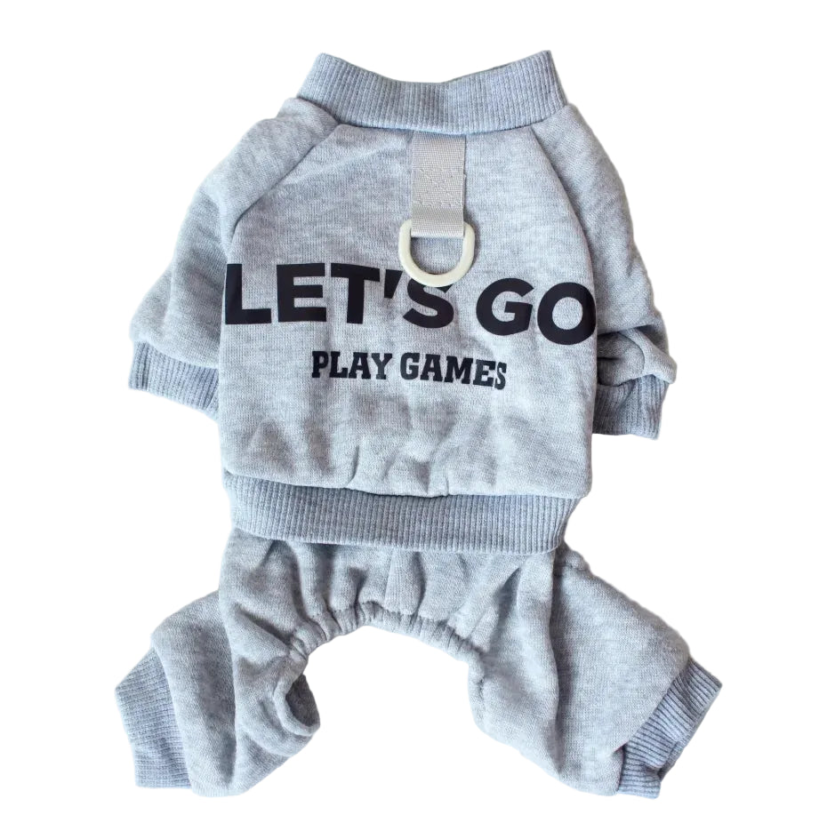 Let’s Go Dog Winter Jumpsuit