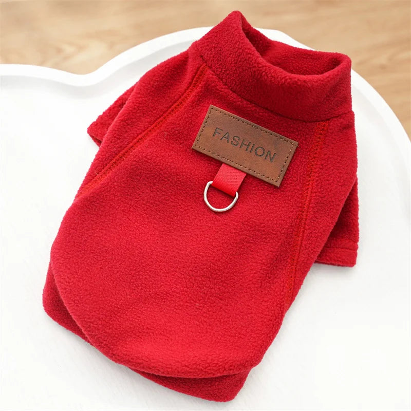 Warm Dog Hoodie Fleece Coat