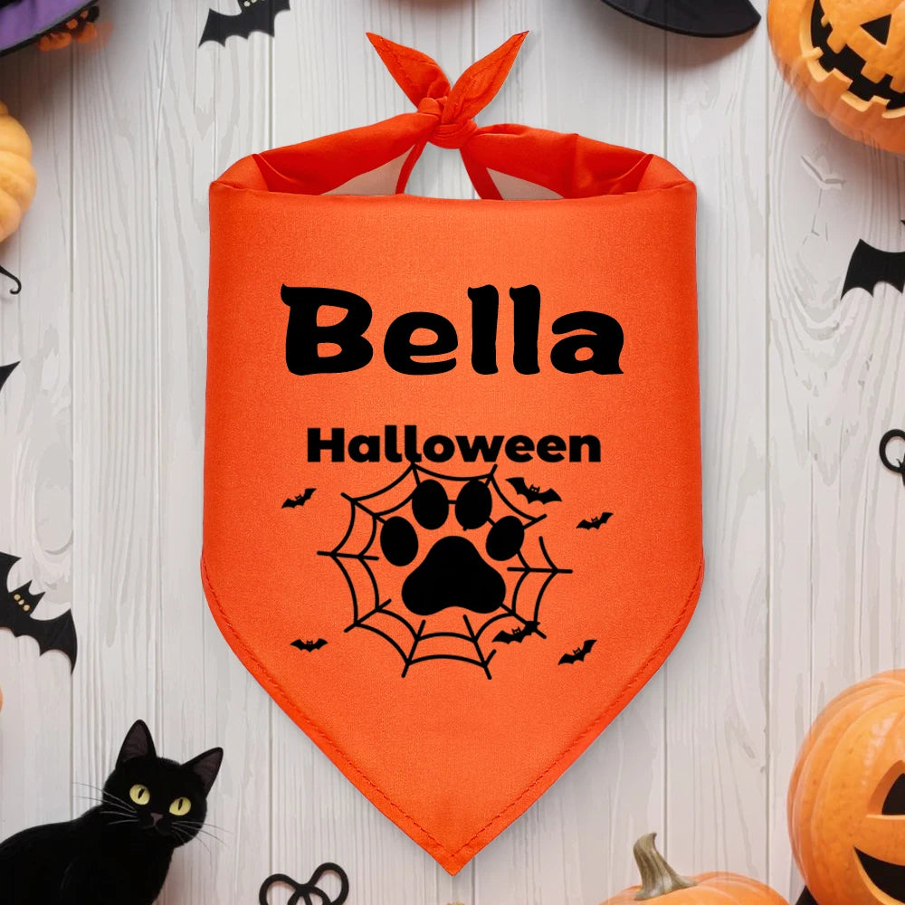 Custom Halloween Dog Bandanas
