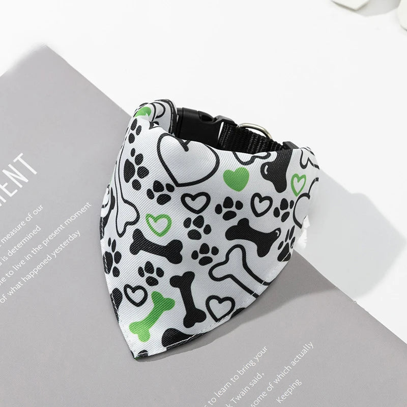 Adjustable Dog Bandana Collar – Stylish Pet Scarf