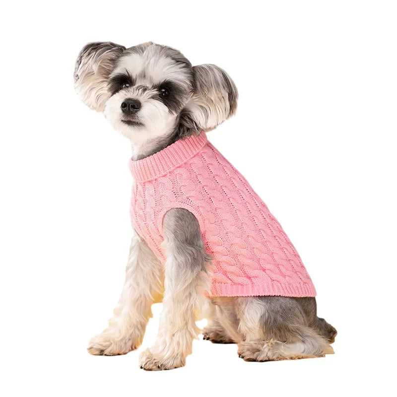 Warm Knitted Dog Sweaters
