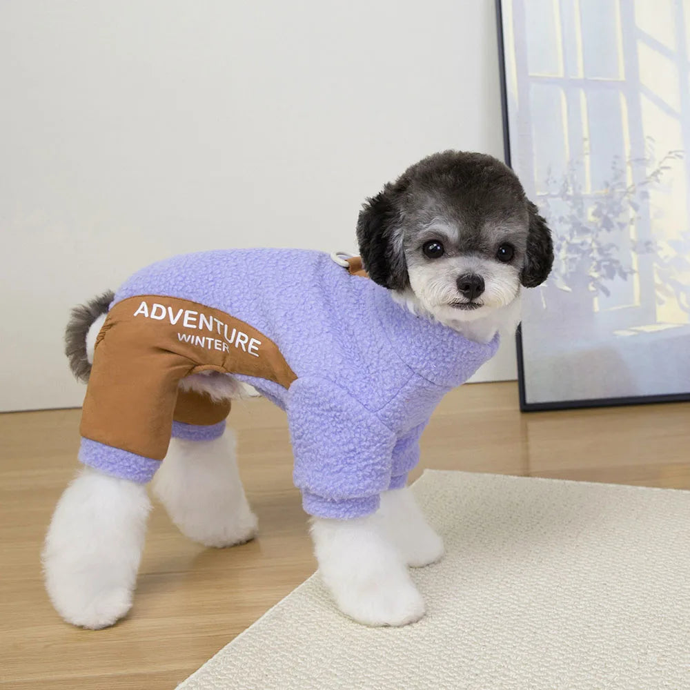 Adventure Fleece Dog Onesie