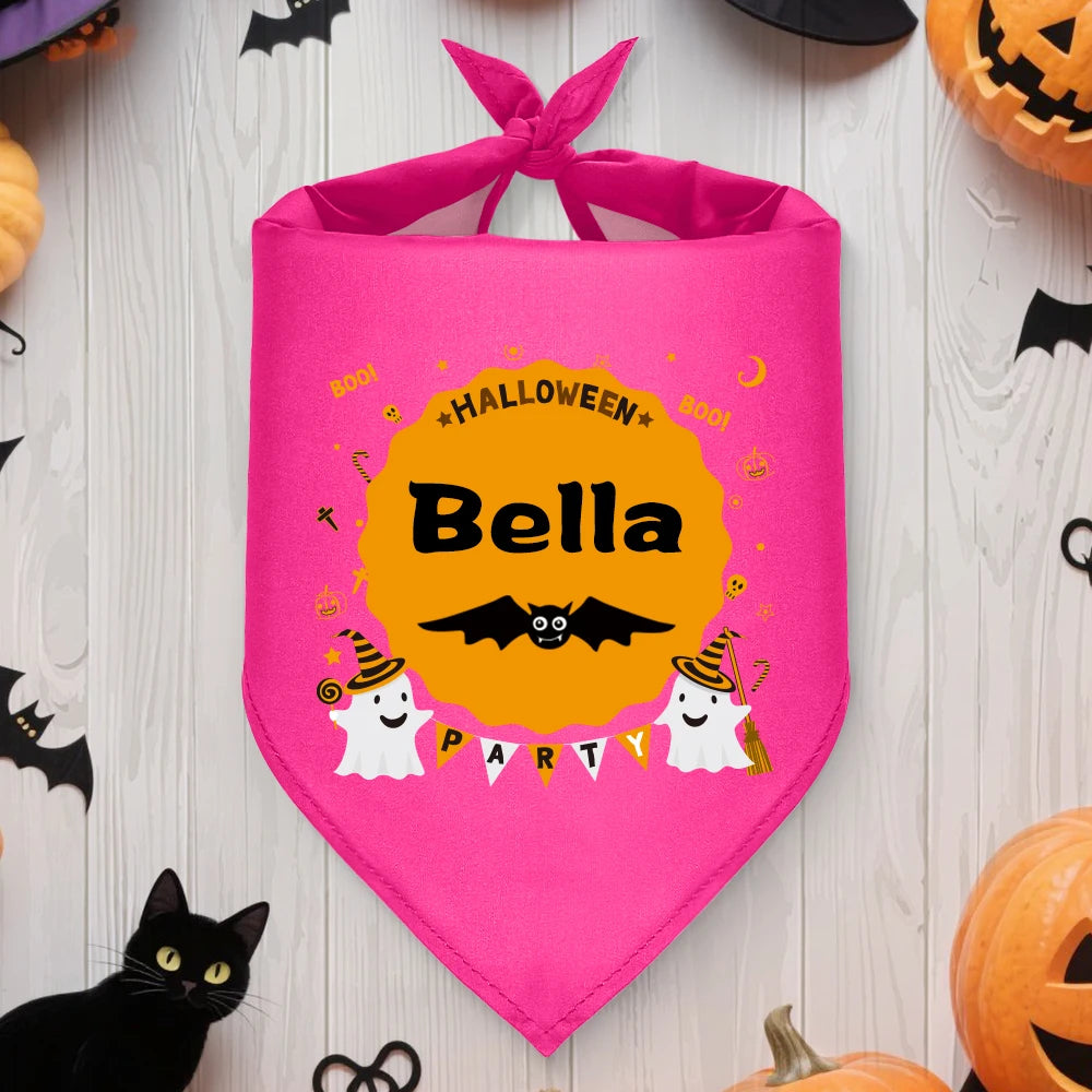 Custom Halloween Dog Bandanas