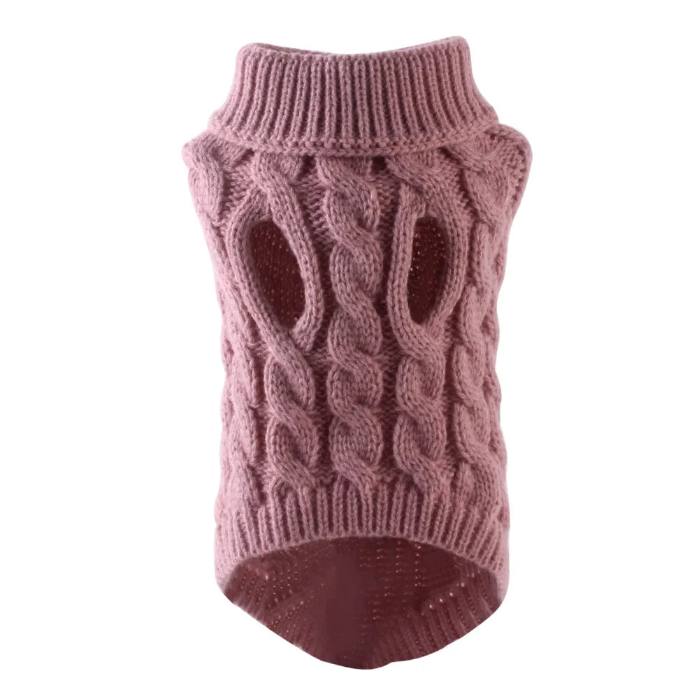 Warm Knitted Dog Sweaters