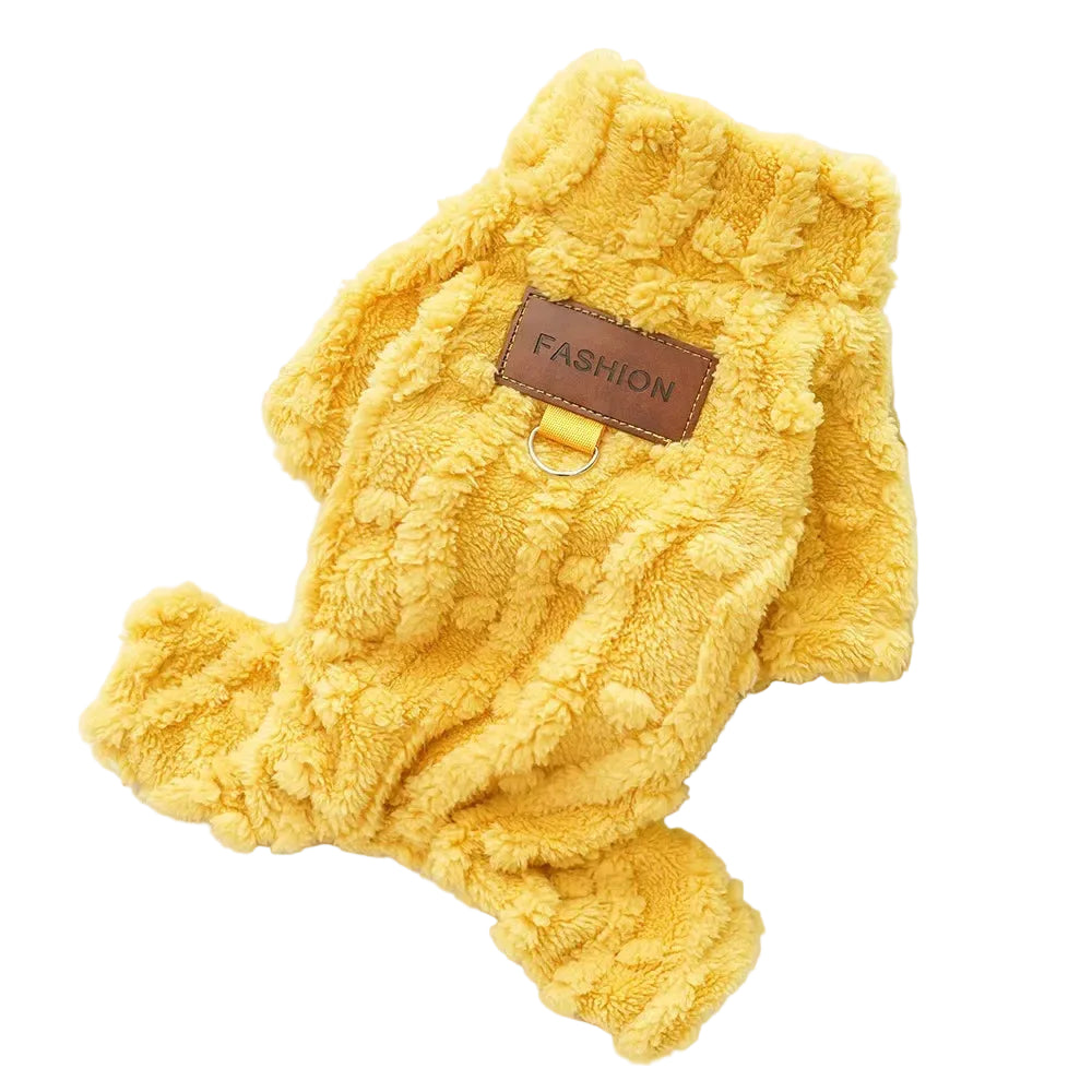 Cute Warm Pet Fleece Jumpsuit Dog Pajamas