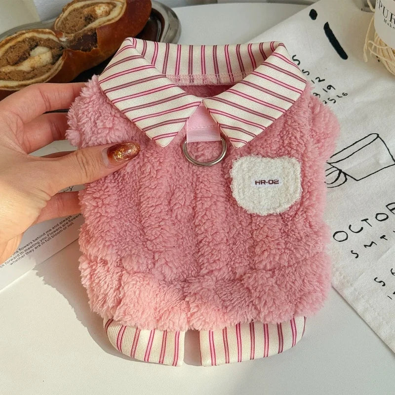 Soft Plush Winter Fashion Dog Hoodie