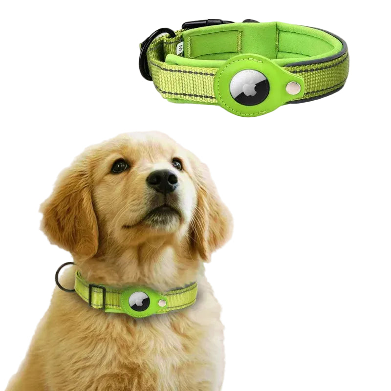 Reflective AirTag Dog Collar