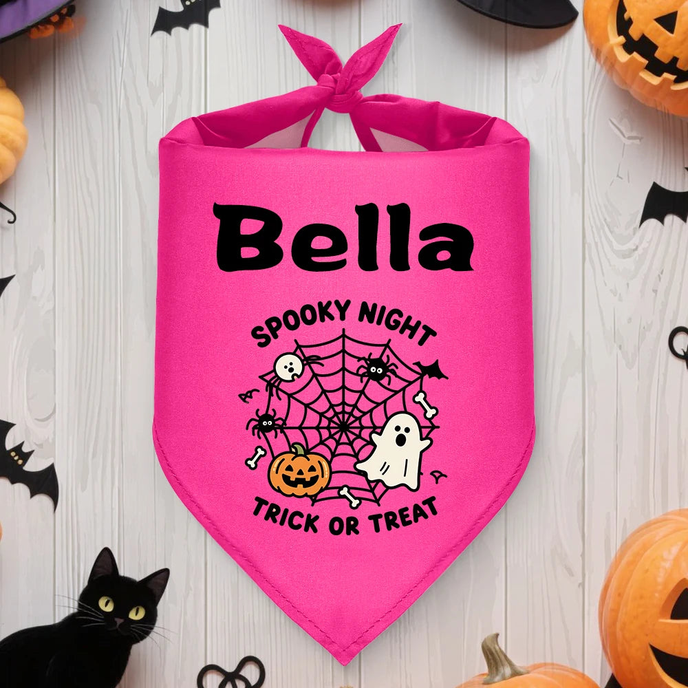 Custom Halloween Dog Bandanas