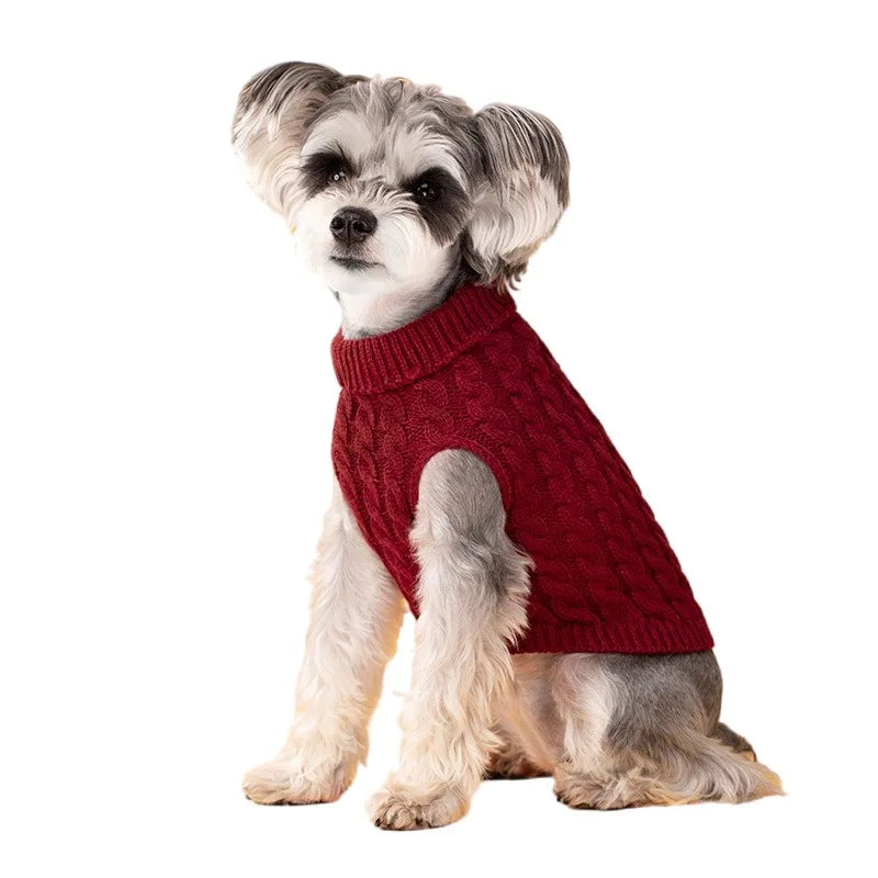 Warm Knitted Dog Sweaters