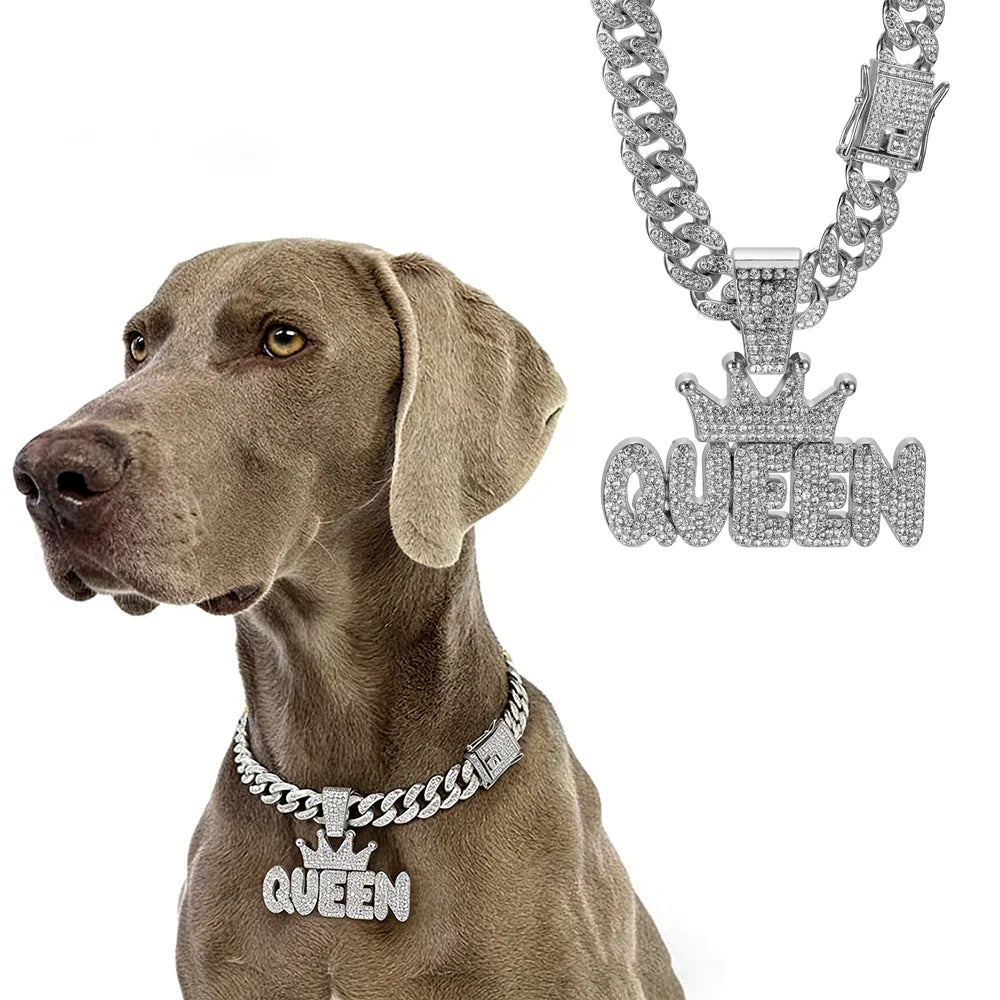 Luxury Gold Dog Chain Collar