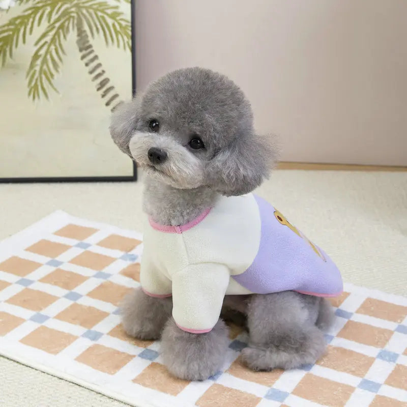 Teddy Bear Dog Hoodie – Cozy Fleece Sweater