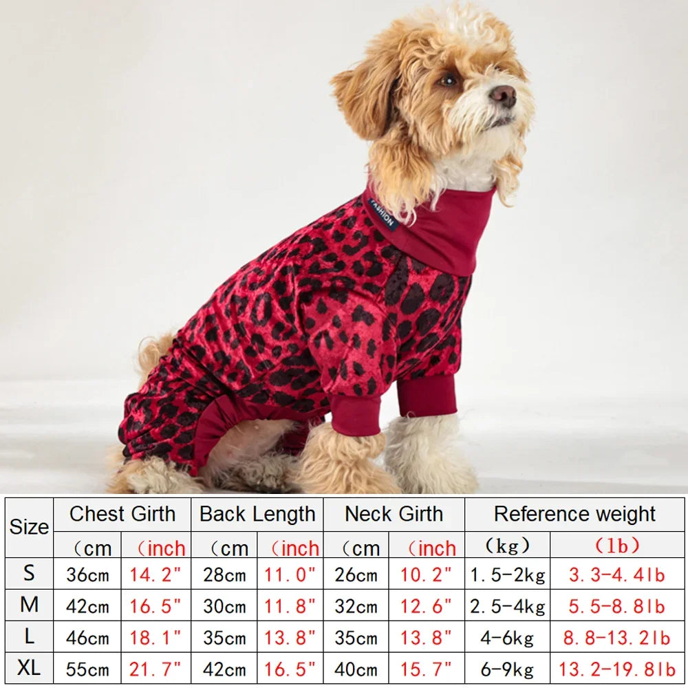 Leopard Dog Jumpsuit