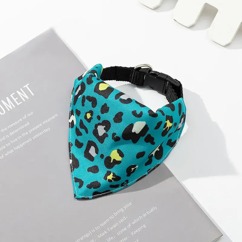 Adjustable Dog Bandana Collar – Stylish Pet Scarf