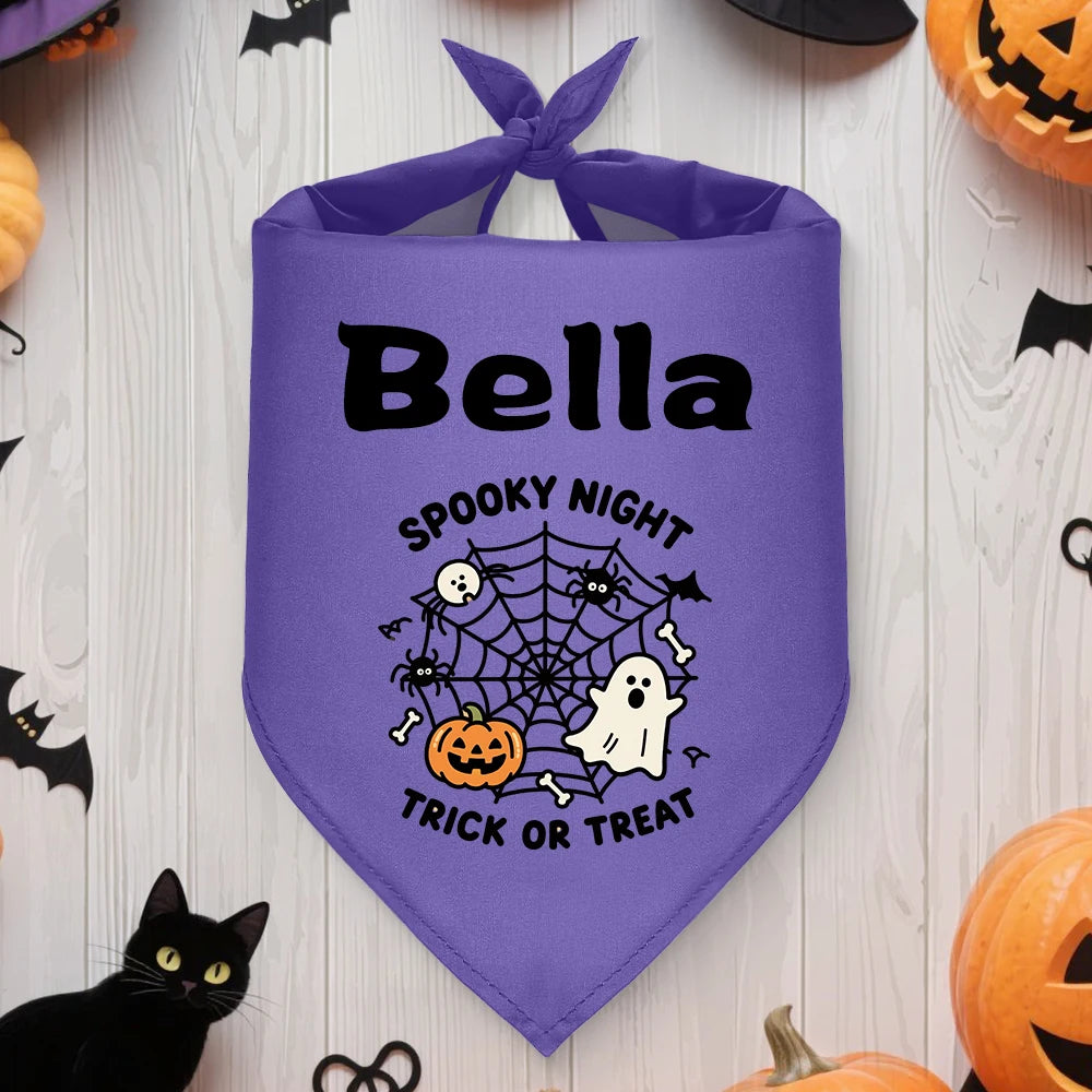 Custom Halloween Dog Bandanas