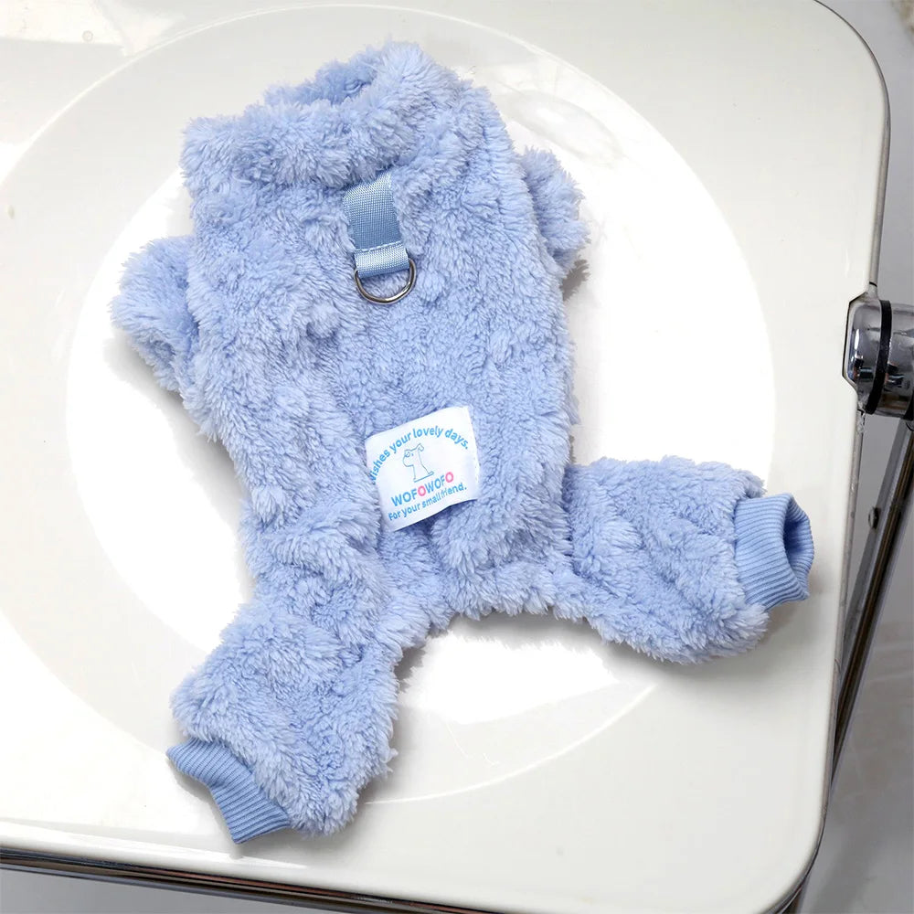 Cozy Fleece Dog Jumpsuit