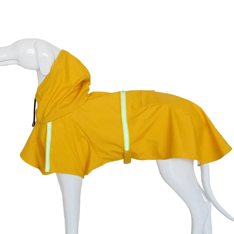 Large Dog Waterproof Raincoat with Hood