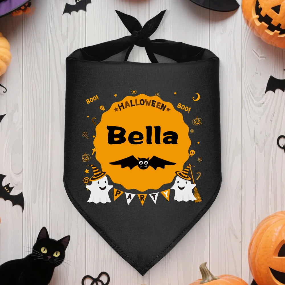 Custom Halloween Dog Bandanas