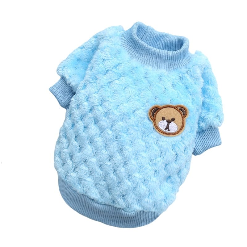 Bear Dog Vest Winter Warm Clothes