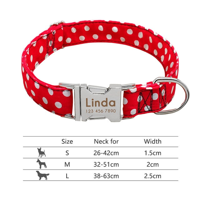 Dog Collar Engraved ID Tag