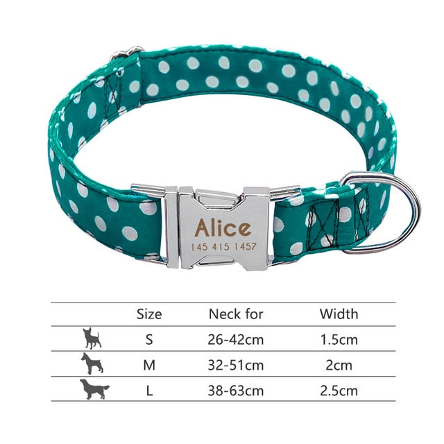 Dog Collar Engraved ID Tag