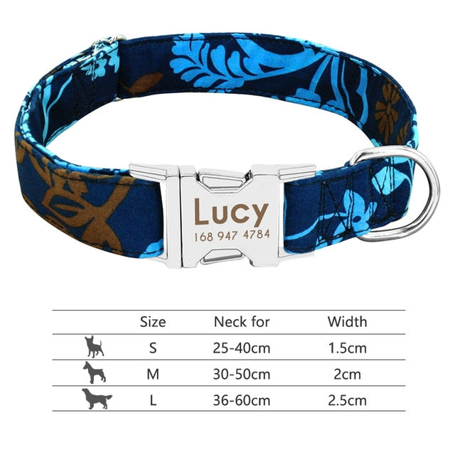 Dog Collar Engraved ID Tag
