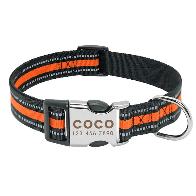 Dog Collar Engraved ID Tag