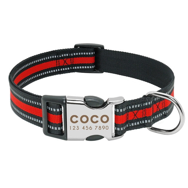 Dog Collar Engraved ID Tag