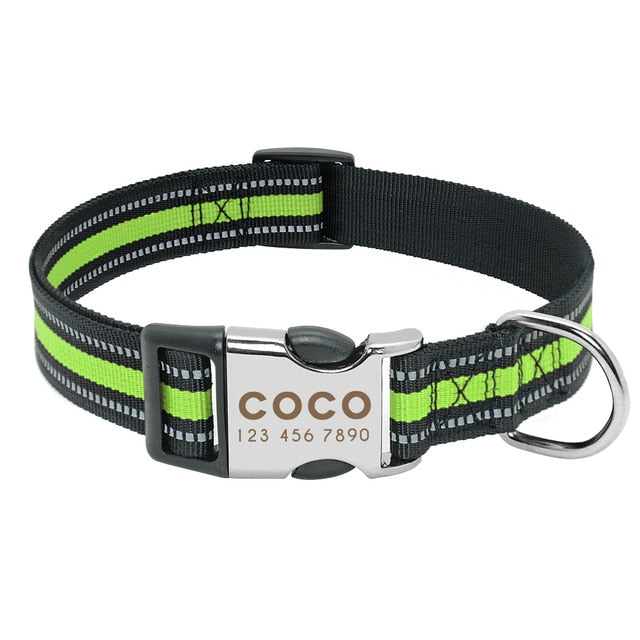 Dog Collar Engraved ID Tag