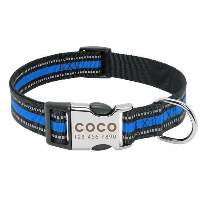 Dog Collar Engraved ID Tag