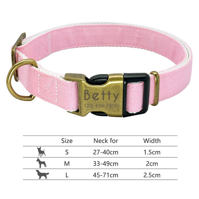 Dog Collar Engraved ID Tag