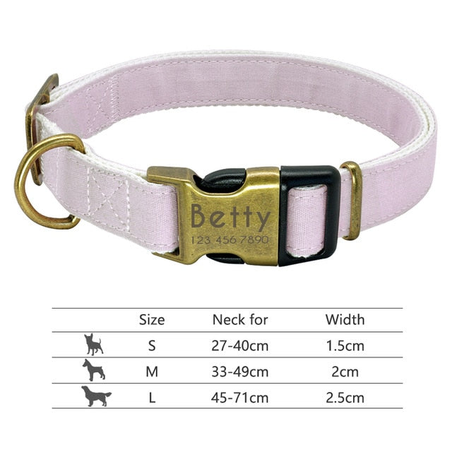 Dog Collar Engraved ID Tag
