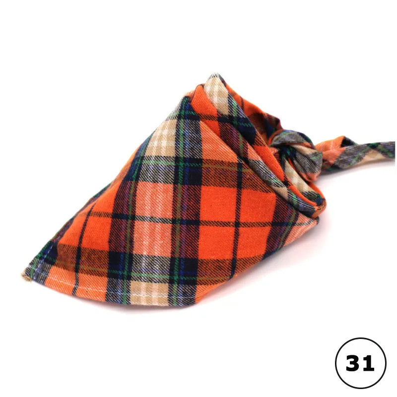 Classic Plaid Dog Bandana