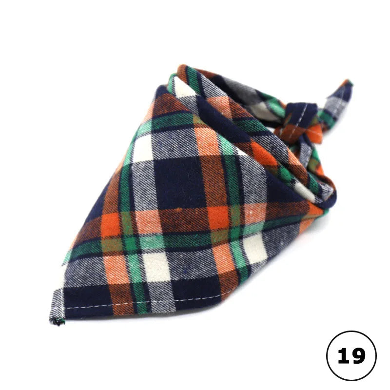 Classic Plaid Dog Bandana