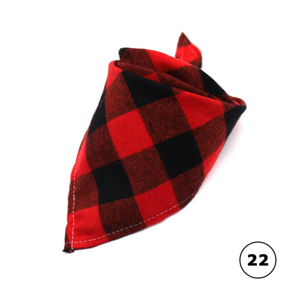 Classic Plaid Dog Bandana