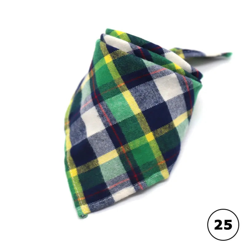 Classic Plaid Dog Bandana