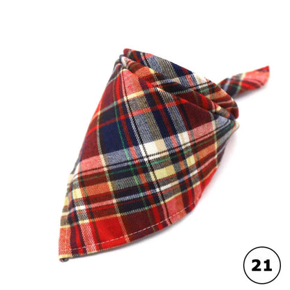 Classic Plaid Dog Bandana