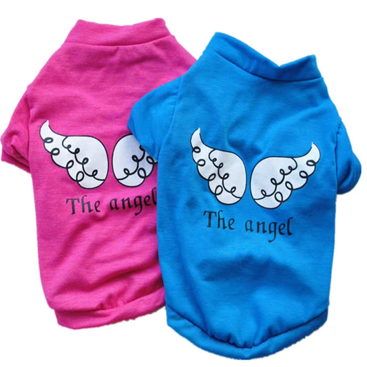 Angel Pattern Dog T-shirt