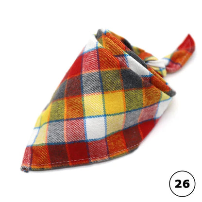 Classic Plaid Dog Bandana