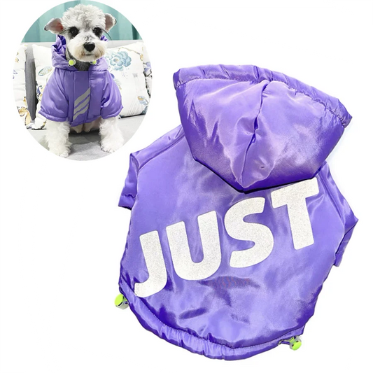 Waterproof Reflective Hooded Dog Jacket