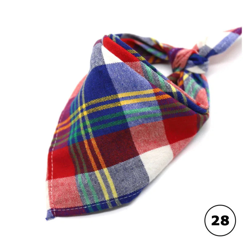 Classic Plaid Dog Bandana