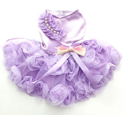 Princess Dog Wedding Tutu Dresses