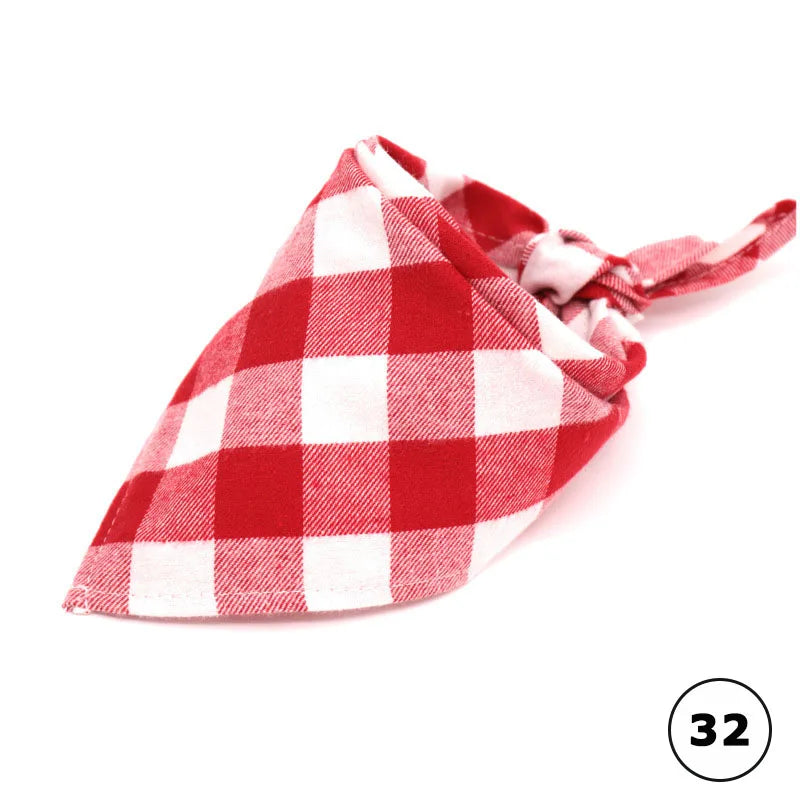 Classic Plaid Dog Bandana