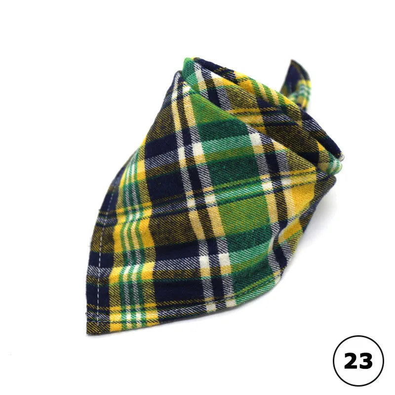 Classic Plaid Dog Bandana