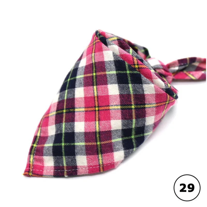Classic Plaid Dog Bandana
