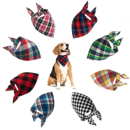 Classic Plaid Dog Bandana